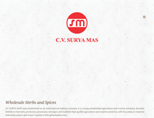 Tablet Screenshot of cvsuryamas.com